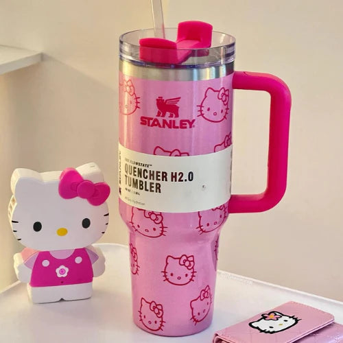 40oz-1200mlHello Kitty Stainless Steel Vacuum Insulated Tumbler,Free Shipping